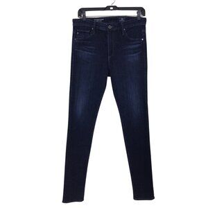 AG Adriano Goldschmied Jeans Women’s 28 Blue The Farrah Skinny High Rise Denim